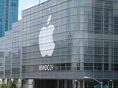 WWDC 09 at the Moscone Centre - Image by Adam Jackson used under Creative Commons (Attribution-No Derivative Works 2.0 Generic) license