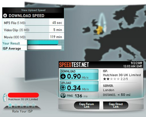 MiFi 2352 on 3 (via USB)