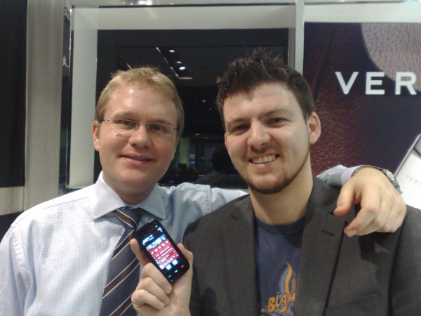 At the Nokia Flagship Store on Regent Street for the 5800XM launch